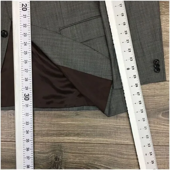 BANANA REPUBLIC Mens Blazer Sport Coat‎ Casual Jacket Size 44R Modern Wool Suit